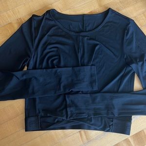 Fabletics Long Sleeve Cropped Shirt